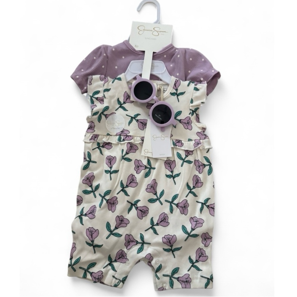 Jessica Simpson Baby Romper Set